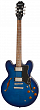 Epiphone Dot Deluxe Blueberry Burst полуакустическая гитара, цвет синий