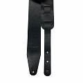 Fidel FL50003L ремень гитарный кожаный, серия Leather, цвет черный матовый