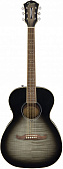 Fender FA-235E Concert Moonlight Brst электроакустическая, цвет черно-серый
