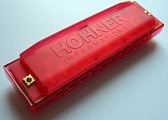 Hohner Happy Red, C диатоническая губная гармошка в тональности C (''До'')