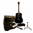 Beaumont DG80K/BK гитарный набор, цвет чёрный