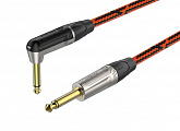 Roxtone TGJJ310-8/6 кабель инструментальный, красно-черный, длинна 6 метров