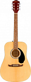 Fender FA-125 Dreadnought Walnut акустическая гитара, цвет натуральный