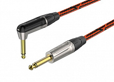 Roxtone TGJJ310-8/6 кабель инструментальный, красно-черный, длинна 6 метров