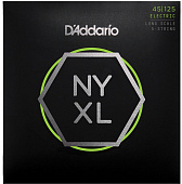 D'Addario NYXL45125 струны для пятиструнной бас гитары Long, 45-125