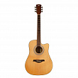 Rockdale Aurora D6 Satin C Nat акустическая гитара дредноут с вырезом, цвет натуральный, сатиновое покрытие