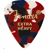 Fender 351 Shape Premium Picks Extra Heavy Confetti 12 Count набор медиаторов, 12 шт, цвет конфетти