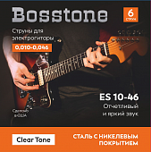 Bosstone 500 комплектов Clear Tone ES 10-46 из 6-ти струн для электрогитары без упаковки