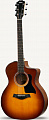 Taylor 114ce-SB электроакустическая гитара, цвет санбёрст, в комплекте чехол
