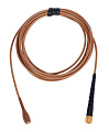 DPA 4061-OC-C-C00  петличный микрофон, коричневый, разъем MicroDot