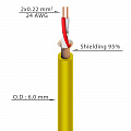 Roxtone MC002/100 Yellow  симметричный микрофонный кабель, желтый