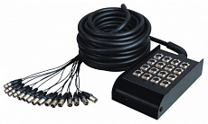 Roxtone STB009-B25 кабель многожильный со сценической коробкой, длина 25 метров
