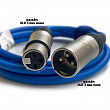 GS-Pro XLR3F-XLR3M (blue) 0.35 метра балансный микрофонный кабель, цвет синий