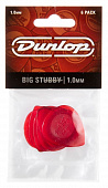 Dunlop Big Stubby 475P100 6Pack  медиаторы, толщина 1 мм, 6 шт.