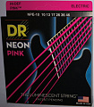 DR Strings NPE-10  струны для электрогитары Neon Pink Electric, 10-46, розовый неон