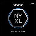D'Addario NYS018 отдельная гитарная струна 0.018", серия NYXL