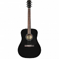 Fender CD-60 Dread V3 DS BLK WN  акустическая гитара, цвет черный