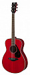 Yamaha FS820 RR акустическая гитара, цвет красный