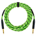 Cordial Blacklight Edition 6 PP-G гитарный кабель джек TS 6.3мм/джек TS 6.3мм, 6 метров, зеленый