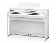Kawai CA49W цифровое пианино,  механика GFC, OLED дисплей, 19 тембров, 20 ВТ x 2, цвет белый матовый
