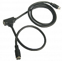 Gonsin 8P-T3 кабель для микрофонных консолей конференц-систем. DIN 8 pin "мама" - 2 DIN 8 pin "папа",  2.7 метров