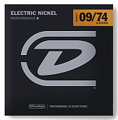 Dunlop Electric Nickel Performance+ DEN0974  струны для 8-ми струнной электрогитары, никель 09-74