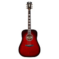 D'Angelico Premier Lexington TBCB  электроакустическая гитара, Dreadnought, цвет вишневый берст