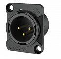 Roxtone RX3MD-BT  разъем cannon (XLR) панельный папа 3-х контактный, цвет черный