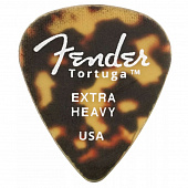 Fender Tortuga Picks 351 XHVY 6 PK медиатор, экстра жесткий
