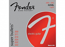 Fender Strings Super Bullet 3250L NPS Bullet End 9-42  струны для электрогитары, стальные с никелевым покрытием