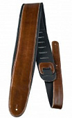 Perri's DLS-725-229 ремень гитарный, верх-коричневый цвет, низ-чёрный цвет