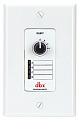 DBX ZC-3-US настенный контроллер, выбор 4 источников/зон, Cat5, 2xRJ45