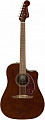 Fender Redondo Player Walnut электроакустическая гитара, цвет орех