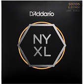 D'Addario NYXL50105  струны для бас гитары удлинённые, среднее натяжение, 50-105