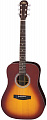 Aria Aria-215 TS гитара акустическая шестиструнная, цвет табачный санбёрст