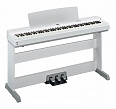Yamaha P-255WH Set цифровое фортепиано, цвет белый, в комплекте подставка и секция педалей