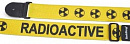 Rockstrap RST NY1CP RadioAct G  гитарный ремень 50 мм, желтый с графикой "Radioactive"