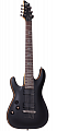 Schecter Demon-7 SBK L/H  гитара электрическая, 7 струн, цвет матовый черный