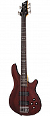 Schecter Omen-5 WSN бас-гитара пятиструнная, цвет матовый орех