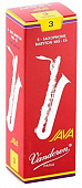 Vandoren SR343R  трости для баритон-саксофона, Java Red Cut, №3, (упаковка 5 шт. )
