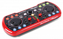 DJ-Tech Poket DJ Duo (PDJD-RED-USB-DJ) ультракомпактный DJ-контроллер со встроенным аудио интерфейсом.
