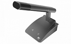 ITC TS-0304 пульт председателя с микрофоном, цифро-аналоговое резервирование, серый цвет
