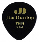 Dunlop Celluloid Black Teardrop Thin 485P03TH 12Pack  медиаторы, тонкие, 12 шт.