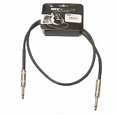 Invotone ACI1001BK инструментальный кабель, длина 1 метр, цвет черный