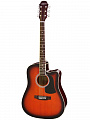 Aria AWN-15CE BS гитара электро-акустическая, цвет коричневый санбёрст