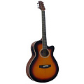 Colombo LF-401 CEQ/SB электроакустическая гитара, цвет санбёрст.
