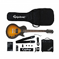 Epiphone Les Paul Electric Guitar Player Pack Vintage Sunburst  комплект гитарный, цвет санбёрст