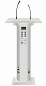 SVS Audiotechnik LR-100 White мобильная трибуна со встроенным усилителем мощностью 100 Вт, цвет белый