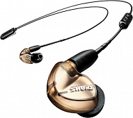 Shure SE535-V+BT2-EFS беспроводные внутриканальные Bluetooth наушники, цвет бронза