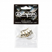 Dunlop 33P025 Nickel Silver Fingerpick 5Pack  когти, толщина 0.25 мм, 5 шт.
